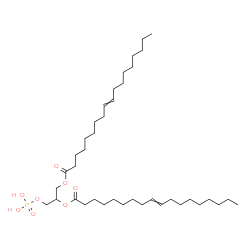ChemSpider 2D Image | 3-(Phosphonooxy)-1,2-propanediyl bis(9-octadecenoate) | C39H73O8P