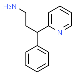 ChemSpider 2D Image | 3-Phenyl-3-(2-pyridinyl)-1-propanamine | C14H16N2