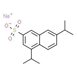 ChemSpider 2D Image | SODIUM 1,6-DIISOPROPYL-3-NAPHTHALENESULFONATE | C16H19NaO3S