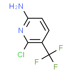 ChemSpider 2D Image | 6-Chloro-5-(trifluoromethyl)-2-pyridinamine | C6H4ClF3N2