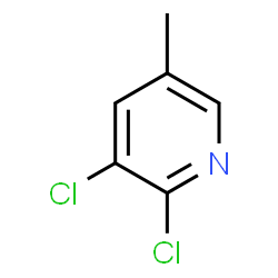 ChemSpider 2D Image | 2,3-Dichloro-5-methylpyridine | C6H5Cl2N