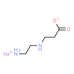 ChemSpider 2D Image | sodium N-(2-aminoethyl)-?-alaninate | C5H11N2NaO2