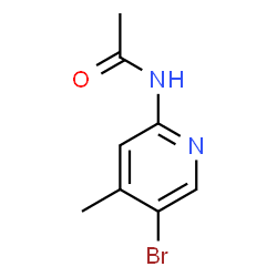 ChemSpider 2D Image | 2-Acetemido-5-bromo-4-methylpyridine | C8H9BrN2O