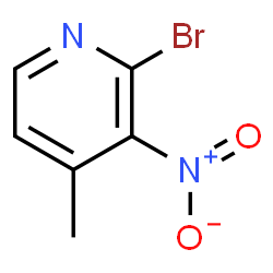 ChemSpider 2D Image | 2-Bromo-3-nitro-4-picoline | C6H5BrN2O2