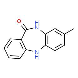 ChemSpider 2D Image | 8-Methyl-5,10-dihydro-11H-dibenzo[b,e][1,4]diazepin-11-one | C14H12N2O
