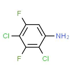 ChemSpider 2D Image | 2,4-Dichloro-3,5-difluoroaniline | C6H3Cl2F2N