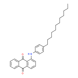 ChemSpider 2D Image | 1-(4-DODECYLANILINO)ANTHRAQUINONE | C32H37NO2