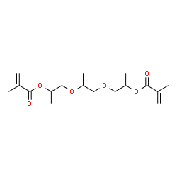ChemSpider 2D Image | 1,2-Propanediylbis(oxy-1,2-propanediyl) bis(2-methylacrylate) | C17H28O6