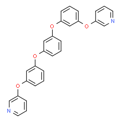 ChemSpider 2D Image | 3,3'-[1,3-Phenylenebis(oxy-3,1-phenyleneoxy)]dipyridine | C28H20N2O4