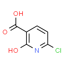 ChemSpider 2D Image | 6-Chloro-2-hydroxynicotinic acid | C6H4ClNO3