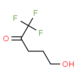ChemSpider 2D Image | 1,1,1-Trifluoro-5-hydroxy-2-pentanone | C5H7F3O2