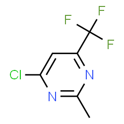 ChemSpider 2D Image | 4-Chloro-2-methyl-6-trifluoromethylpyrimidine | C6H4ClF3N2