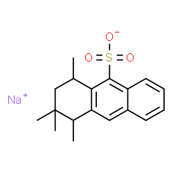 ChemSpider 2D Image | Sodium 2,3-di-sec-butyl-1-naphthalenesulfonate | C18H23NaO3S