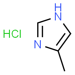 ChemSpider 2D Image | 4-Methyl-1H-imidazol-1-ium chloride | C4H7ClN2