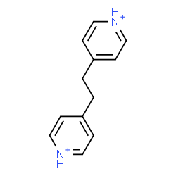ChemSpider 2D Image | 4,4'-(1,2-Ethanediyl)dipyridinium | C12H14N2