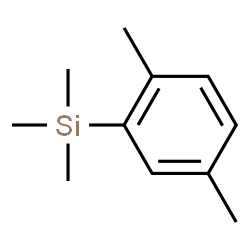 ChemSpider 2D Image | (2,5-Dimethylphenyl)(trimethyl)silane | C11H18Si