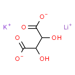 ChemSpider 2D Image | lithium potassium tartrate | C4H4KLiO6