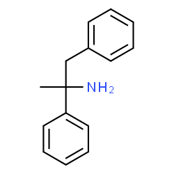 ChemSpider 2D Image | 1,2-Diphenyl-2-propanamine | C15H17N