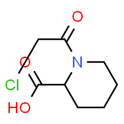 ChemSpider 2D Image | 1-(Chloroacetyl)-2-piperidinecarboxylic acid | C8H12ClNO3