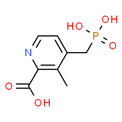 ChemSpider 2D Image | 3-Methyl-4-(phosphonomethyl)-2-pyridinecarboxylic acid | C8H10NO5P