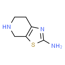 ChemSpider 2D Image | 4,5,6,7-Tetrahydro-thiazolo[5,4-c]pyridin-2-ylamine | C6H9N3S