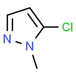 ChemSpider 2D Image | 5-Chloro-1-methyl-1H-pyrazole | C4H5ClN2