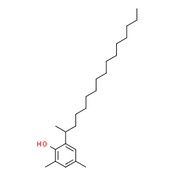 ChemSpider 2D Image | 2-(2-Hexadecanyl)-4,6-dimethylphenol | C24H42O