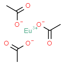 ChemSpider 2D Image | Europium(3+) triacetate | C6H9EuO6