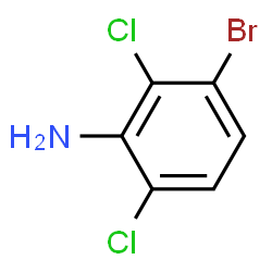 ChemSpider 2D Image | 3-Bromo-2,6-dichloroaniline | C6H4BrCl2N