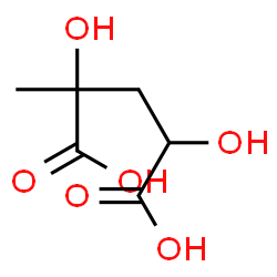 ChemSpider 2D Image | 3-Deoxy-2-C-methylpentaric acid | C6H10O6