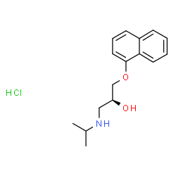 ChemSpider 2D Image | (S)-(−)-Propranolol hydrochloride | C16H22ClNO2