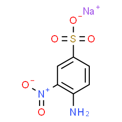ChemSpider 2D Image | Sodium 4-amino-3-nitrobenzenesulfonate | C6H5N2NaO5S