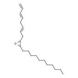 ChemSpider 2D Image | 9,10-epoxy-1,3,6-henicosatriene | C21H36O