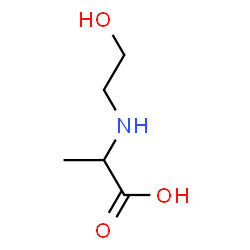 ChemSpider 2D Image | N-(2-Hydroxyethyl)alanine | C5H11NO3