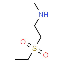 ChemSpider 2D Image | 2-(Ethylsulfonyl)-N-methylethanamine | C5H13NO2S