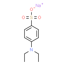ChemSpider 2D Image | Sodium 4-(diethylamino)benzenesulfonate | C10H14NNaO3S
