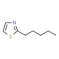 ChemSpider 2D Image | 2-Pentylthiazole | C8H13NS