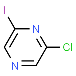 ChemSpider 2D Image | 2-Chloro-6-iodopyrazine | C4H2ClIN2