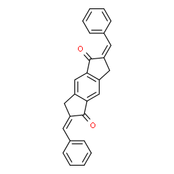 ChemSpider 2D Image | (2Z,6Z)-2,6-Dibenzylidene-2,3,6,7-tetrahydro-s-indacene-1,5-dione | C26H18O2