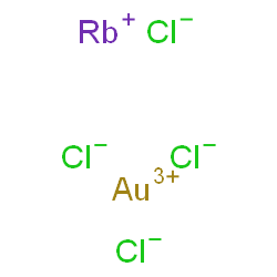 ChemSpider 2D Image | Gold(3+) rubidium chloride (1:1:4) | AuCl4Rb