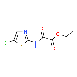 ChemSpider 2D Image | Ethyl [(5-chloro-1,3-thiazol-2-yl)amino](oxo)acetate | C7H7ClN2O3S