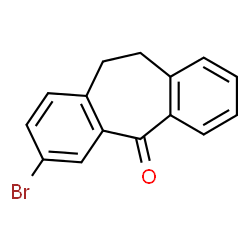 ChemSpider 2D Image | 2-bromo-5,6-dihydrodibenzo[3,1-[7]annulen-11-one | C15H11BrO