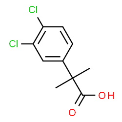 ChemSpider 2D Image | 2-(3,4-Dichlorophenyl)-2-methylpropanoic acid | C10H10Cl2O2