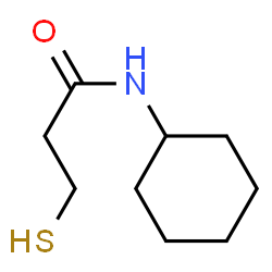 ChemSpider 2D Image | N-Cyclohexyl-3-sulfanylpropanamide | C9H17NOS