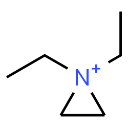 ChemSpider 2D Image | 1,1-Diethylaziridinium | C6H14N