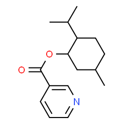 ChemSpider 2D Image | 2-Isopropyl-5-methylcyclohexyl nicotinate | C16H23NO2