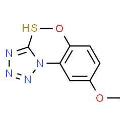 ChemSpider 2D Image | 1-(2,5-Dimethoxyphenyl)-1,2-dihydro-5H-tetrazole-5-thione | C9H10N4O2S