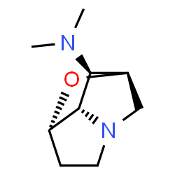 ChemSpider 2D Image | (1R,3S,7S,8R)-N,N-Dimethyl-2-oxa-6-azatricyclo[4.2.1.0~3,7~]nonan-8-amine | C9H16N2O