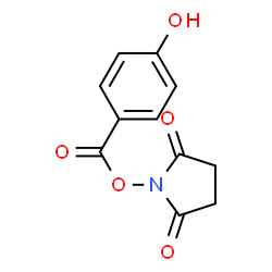ChemSpider 2D Image | 1-[(4-Hydroxybenzoyl)oxy]-2,5-pyrrolidinedione | C11H9NO5