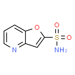ChemSpider 2D Image | Furo[3,2-b]pyridine-2-sulfonamide | C7H6N2O3S